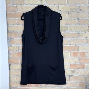 Penny Black Sleeveless Cowl Neck Tunic